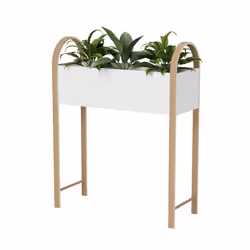 Umbra 1013879-668, Table de jardinage, Autonome, Bois, Blanc, Bois, Rectangle, Intérieure