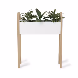 Umbra 1013879-668 pot à fleurs Intérieure Table de jardinage Autonome Bois Blanc, Bois