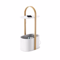 Umbra Bellwood, Table basse, Forme ovale, Blanc