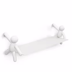 Umbra Buddy, Tablette flottante, Mural, Blanc, Universel, 4,5 kg, 1 étagères