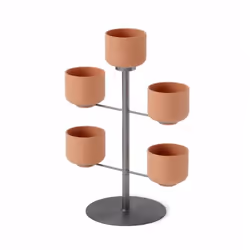 Umbra Terrapotta, Table de jardinage, Autonome, Métal, Terre cuite, Terre cuite, Titane, Intérieure, Monochromatique