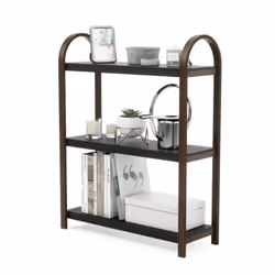 Umbra Bellwood, Autonome, Bois, Noir, Noyer, Universel, 39 kg, 3 étagères