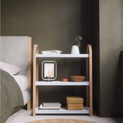 Umbra Bellwood Autonome Bois Naturel, Blanc
