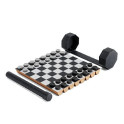 Umbra 1016814-040 jeu d'échecs Jeu de dames de voyage/de poche International