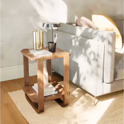 Umbra Bellwood Table basse Forme carrée 2 pieds