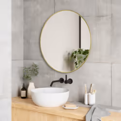 Umbra 1018526-104 miroir mural Rond Laiton
