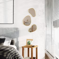 Umbra Hubba miroir mural Ovale Laiton