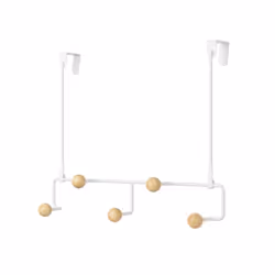 Umbra Estique, Intérieure, Patère, Naturel, Blanc, Métal, Bois, 11,5 kg, 390 mm