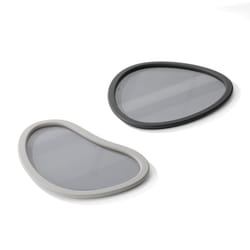 Umbra 1018015-1202 plateau repas Plateau de service classique Ovale Gris