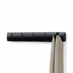 Umbra Flip 5 porte-manteaux Mural 5 crochet(s) Noir