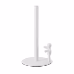 Umbra Buddy Support de papier toilette sur table Métal, Polypropylène (PP) Blanc