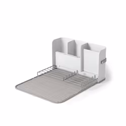 Umbra 1018896-910 égouttoir à vaisselle Gris, Blanc