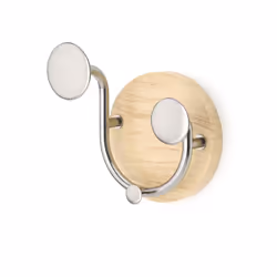 Umbra Melody, Intérieure, Crochet universel, Argent, Bois, Métal, Bois, 6 kg, Rond