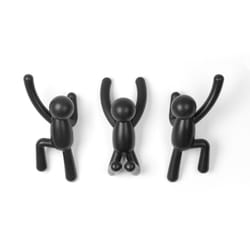 Umbra 318165-040 crochet pour rangement à usage domestique Intérieure Crochet universel Noir 3 pièce(s)