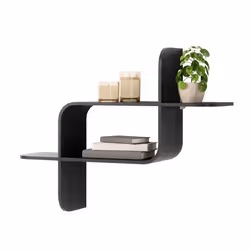 Umbra 1017571-040, Étagère, Mural, Bois, Noir, Universel, 6,8 kg