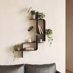 Umbra 1017571-040 étagères Étagère Mural Bois Noir