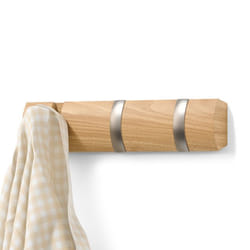 Umbra Flip Extérieure Crochet universel Argent, Bois 1 pièce(s)