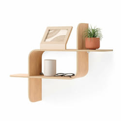 Umbra 1017571-660 étagères Étagère Mural Bois Blanc