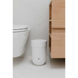 Umbra - Poubelle Touch pour salle de bain Blanc