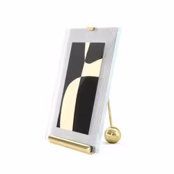 Umbra 1021416-104, Cadre pour une seule photo, Verre, Acier, Zinc, Laiton, Table, 13 x 18 cm, Rectangulaire