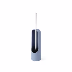 Umbra Touch, Support et brosse pour toilettes, Bleu, Polypropylène, 90 mm, 90 mm, 440 mm