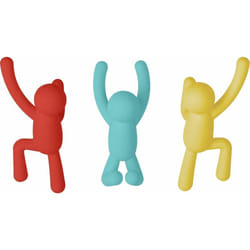Patère bonhomme Buddy (Lot de 3)