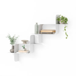 Umbra 1022611-660 étagères Tablette flottante Mural Acier Blanc