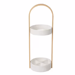 Umbra 320240-668, 228,6 mm, 203,2 mm, 660,4 mm, 2,27 kg, Résine, Pâte à bois, Blanc