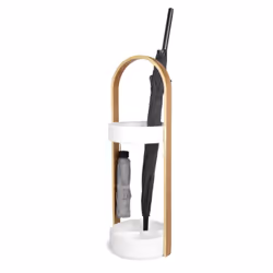 Umbra 320240-668 Porte-parapluies Résine, Pâte à bois Blanc