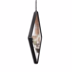 Umbra 358777-040 miroir mural Autres Noir
