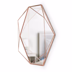 Umbra 358776-880 miroir mural Ovale Cuivre