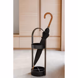 Umbra 320240-048 Porte-parapluies Résine, Pâte à bois Noir