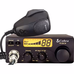 Cobra 19 DX IV, 40 canaux, 26.965 - 27.405 MHz, 63 g, 114 x 178 x 44,5 mm