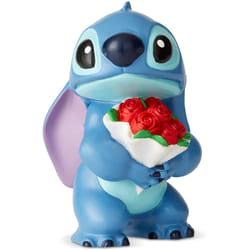 Figurine - DISNEY SHOWCASE - STITCH FLOWERS - Licence Officielle Lilo et Stitch - Enesco
