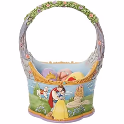 Figurine - ENESCO - Blanche-Neige et œufs - 218 cm - Résine de pierre - Peinture à la main