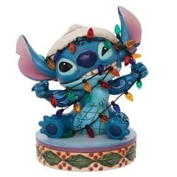 Figurine - Disney - Lilo Et Stitch - Stitch Avec Guirlandes Lumineuses - 12 cm - Mixte