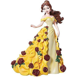 Figurine - ENESCO - Belle de la Belle et la Bête - Robe Jaune - Finition Irisée - Artisanale