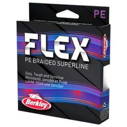 Ligne Tressée - BERKLEY - Flex 135 M - 0.250 mm - Résistante à lAbrasion - Sensible et Maniable