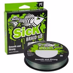 Tresse de Pêche - BERKLEY - Sick Braid - 0.12mm - 11.2kg - 24lb