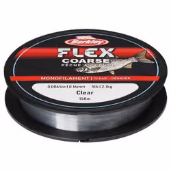 Fil Monofilament - BERKLEY - Flex - 0.12mm - 3Lb - 150m - Pêche au coup