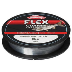 Fil Monofilament - BERKLEY - Flex - 0.12mm - 3Lb - 150m - Pêche au coup