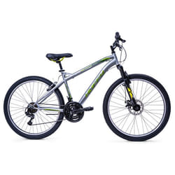Velo VTT Huffy Extent pour Garcon  26 Semi-Rigide Vélo de montagne - Shimano 18 vitesses - Gris  - 13ans+