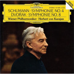 Deutsche Grammophon Dvorak 8. Symphonie Schumann 4. Symphonie /Karajan Classique Wiener Philharmoniker, Herbert von Karajan