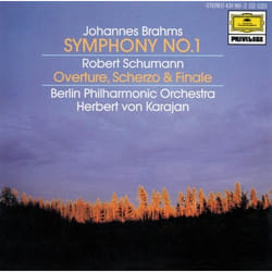Deutsche Grammophon Brahms Symphony No. 1, Schumann Overture / Karajan Classique Berliner Philharmoniker, Herbert von Karajan
