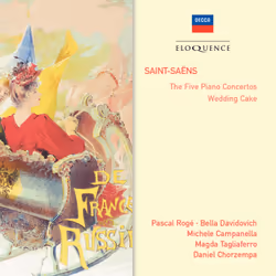Eloquence Saint-Saëns: Piano Concertos Nos. 1-5; Wedding Cake, CD, Support physique, Adulte, 2 disques, CAMILLE SAINT-SAENS: ...