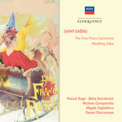 Eloquence Saint-Saëns: Piano Concertos Nos. 1-5; Wedding Cake CD