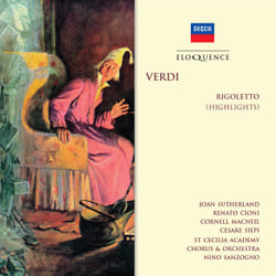 Eloquence Verdi: Rigoletto (highlights) CD