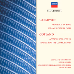 Eloquence Gershwin: Rhapsody in Blue; An American in Paris; Copland: Appalachian Spring, CD, Support physique, Adulte, 1 disq ...