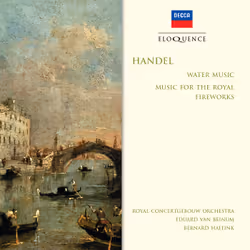 Eloquence Handel: Water Music; Music for the Royal Fireworks, CD, Support physique, Adulte, 1 disques, GEORGE FRIDERIC HANDEL ...