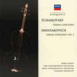 Eloquence Tchaikovsky: Violin Concerto; Shostakovich: Violin Concerto No. 1 CD